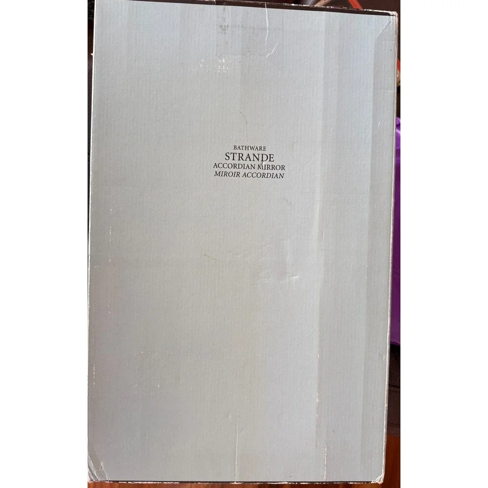 RESTORATION Hardware Mirror STRANDE Accordion Wall Mount RH NEW (READ)